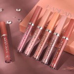 Lip Gloss Set Supplier - HANDAIYAN 6Colors Liquid Lipstick Lipgloss Set Natural Moisturizer