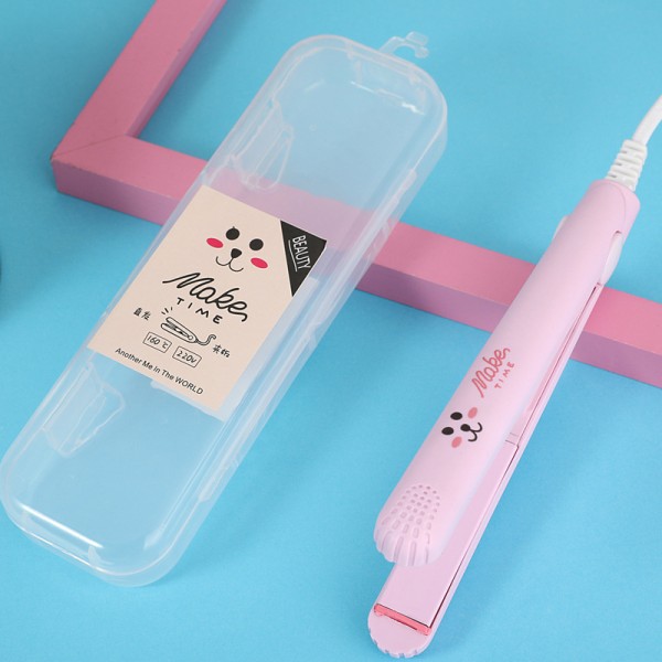 Hair Iron Supplier - Mini Portable Steam Flat Hair Iron Straightener Curler Cute