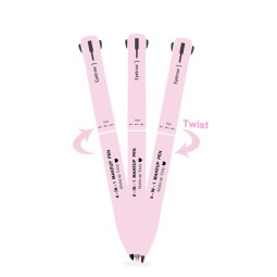 Makeup Pen Manufacturer - Best Sell 4 in 1 Eyeliner Lip Liner Highlighter Eyebrow