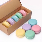 Lip Balm Kit Manufacturer - OEM Cute Macarons Fruit Flavor Lip Balm Custom Logo
