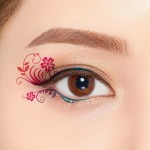 Water Transfer Sticker Supplier - New Arrival Water Transfer Fabric Eyes Tattoo Sticker