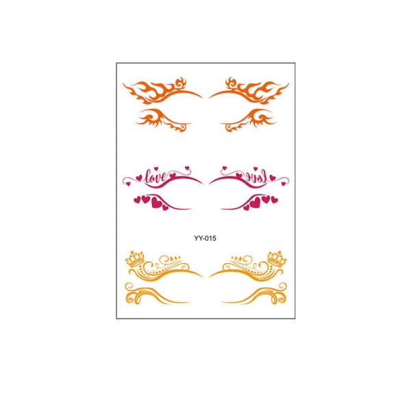 Eye Makeup Sticker Manufacturer - DIY Eye Eyebrow Makeup Temporary Eyeliner Sticker Party