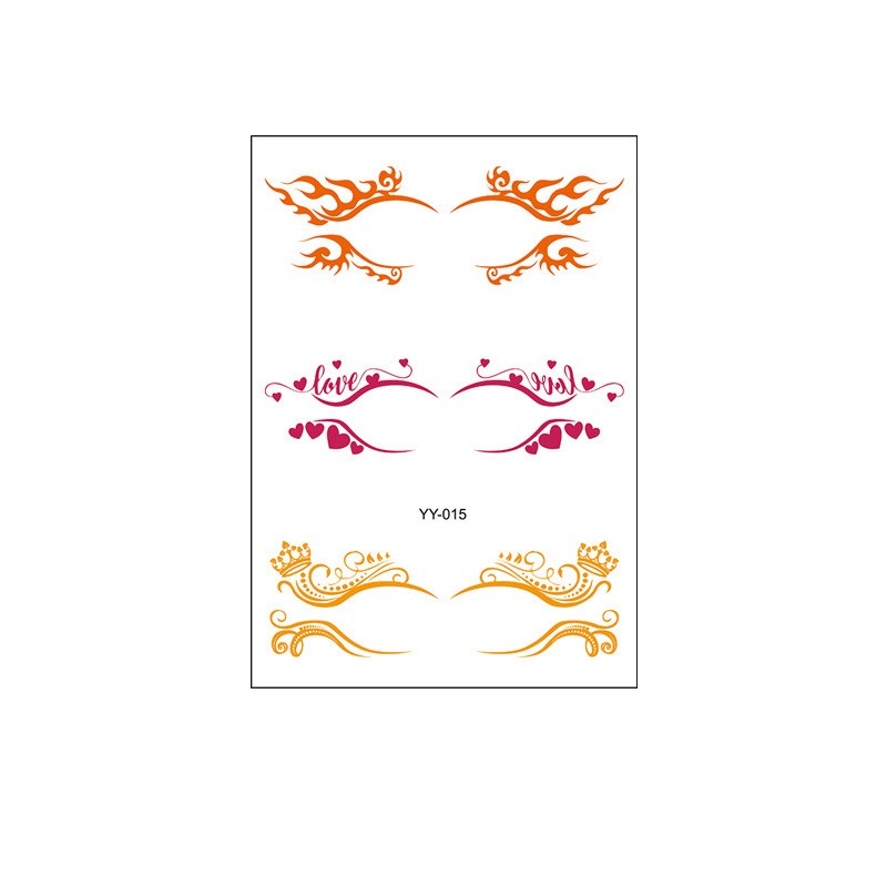 Eye Makeup Sticker Manufacturer - DIY Eye Eyebrow Makeup Temporary Eyeliner Sticker Party