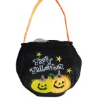 Halloween Bucket Manufacturer - Hot Selling Halloween Hand-held Pumpkin Candy Bags