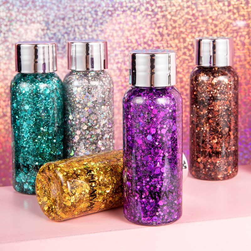 Glitter Gel Supplier - Manufacturer Price Shinning Gel for Hair Face Body Makeup
