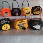 Halloween Bucket Manufacturer - Hot Selling Halloween Hand-held Pumpkin Candy Bags