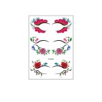 Water Transfer Sticker Supplier - New Arrival Water Transfer Fabric Eyes Tattoo Sticker