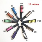 Hair Chalk Supplier - New Fashion Washable Hair Color Dye Temporary Chalk Comb