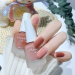 Nail Polish Manufacturer - Matte Nude Nail Polish Non Toxic Velvet Matte OEM