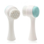 Facial Brush Manufacturer - 2021 Mini Silicone Vibration Face Cleanser Brush Double Head