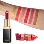 Lipstick Manufacturer - Ready to Ship 9 Colors Square Tube Gold Lipstick Pearl Metallic