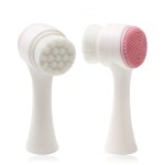 Facial Brush Manufacturer - 2021 Mini Silicone Vibration Face Cleanser Brush Double Head