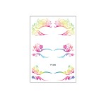 Water Transfer Sticker Supplier - New Arrival Water Transfer Fabric Eyes Tattoo Sticker