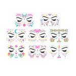 Face Tattoo Manufacturer - European and American Music Festivals Glow in Dark Temporary