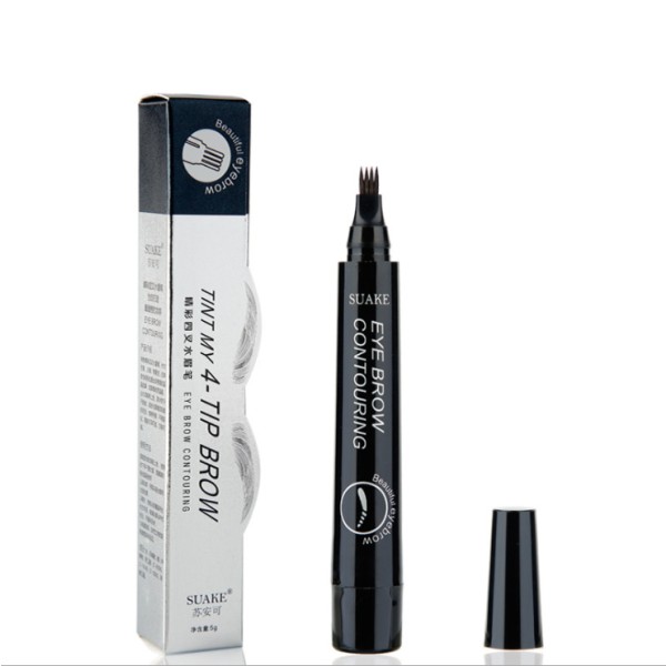 Eyebrow Pencil Supplier - SUAKE 4-TIP Liquid Eyebrow Pencil Waterproof Fork Tip