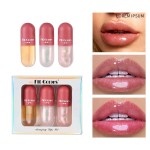 Lip Gloss Set Supplier - Fit Colors Mini Capsule Lip Gloss Set Moisturizing Glitter