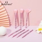 Makeup Brush Set Supplier - New Coming Diamond Glitter Makeup Brush Set Pink Drill