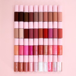 Liquid Lipstick Supplier - Matte Liquid Rose Makeup Cosmetics Cream Lipgloss Multi Colors