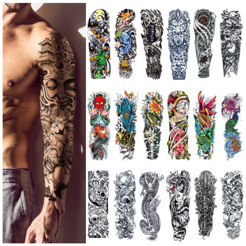 Body Stickers Factory - Men and Women Body Arts Muti Patterns Eco Friendly Temporary