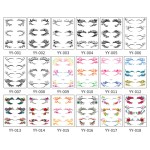 Eye Makeup Sticker Manufacturer - DIY Eye Eyebrow Makeup Temporary Eyeliner Sticker Party