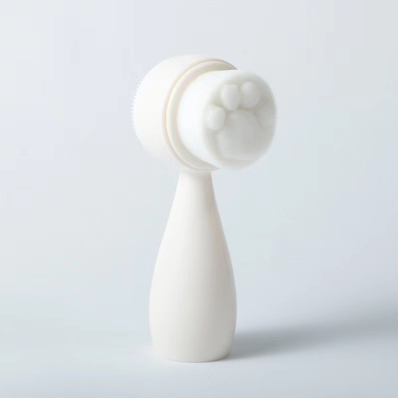 Facial Brush Factory - Cute 2 in 1 Plastic Facial Massage Brush Deep Pore Cleansing