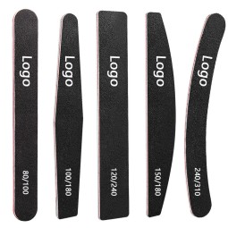 Nail File Manufacturer - Nail File Custom Logo Double Sided 100/180 Grit Emery