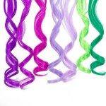 Hair Extension Supplier - Cheap Party Highlights Curling Hair Colorful Synthetic Hair