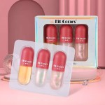 Lip Gloss Set Supplier - Fit Colors Mini Capsule Lip Gloss Set Moisturizing Glitter