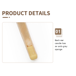 Ear Candle Supplier - Cheap Ear Wax Remove Pure Beeswax Hand-crafted Naturally OEM 10pcs