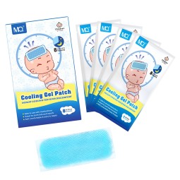 Cooling Pack Supplier - High Quality Gel Cooling Pack Reusable Long Lasting for Fever 8 Pcs/Box