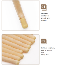 Ear Candle Supplier - Cheap Ear Wax Remove Pure Beeswax Hand-crafted Naturally OEM 10pcs