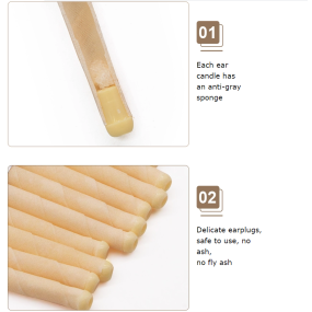 Ear Candle Supplier - Cheap Ear Wax Remove Pure Beeswax Hand-crafted Naturally OEM 10pcs