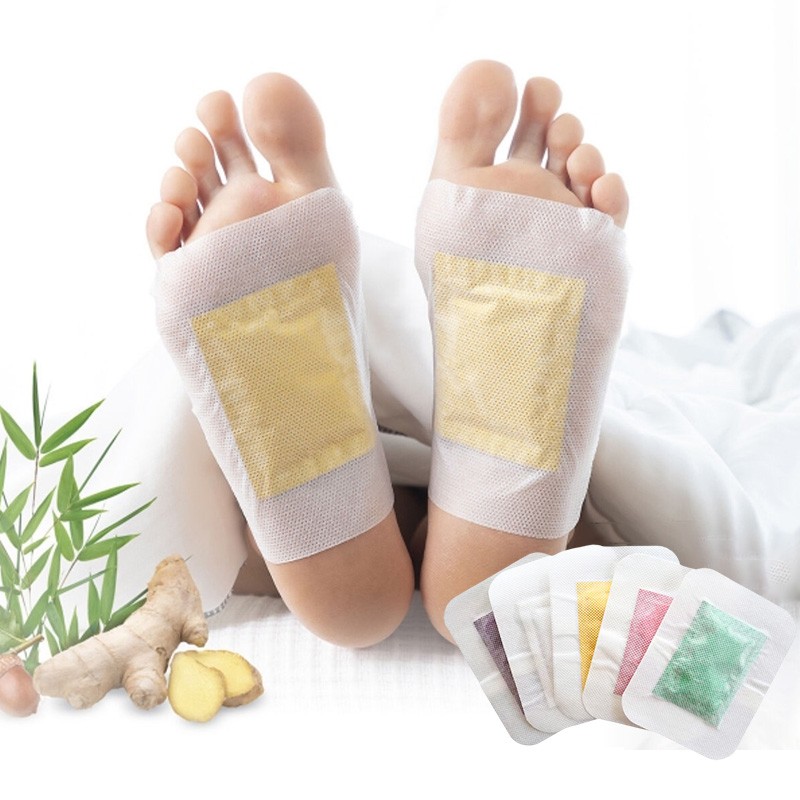 Foot Detox Patch Factory - 100 Pcs Ginger Bamboo Wormwood