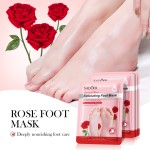 Foot Peel Mask Factory - Rose Exfoliating Heel Renewal