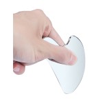 Guasha Tool Supplier - Custom Logo Metal Guasha Beauty Face Neck Body Massage Stainless Steel