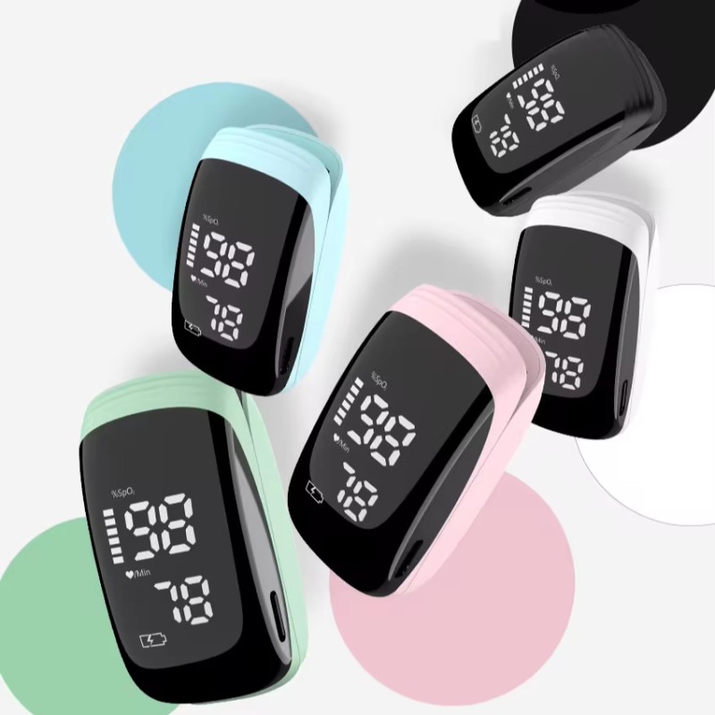 Pulse Oximeter Manufacturer - Rechargeable Pulse Oximeter Accurate Fast SpO2 Reading Black