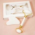 Jade Roller Manufacturer - 100% Natural Multi-function Jade Roller Facial Massage Electric Gua Sha
