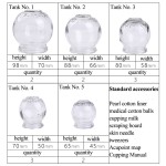Cupping Therapy Set Factory - Fire Vacuum Cupping Set Massage Device Different Sizes Glass