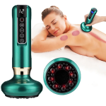 Electric Cupping Massager Supplier - Vacuum Suction GuaSha Anti Cellulite Scraping Infrared Heat