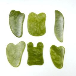 Guasha Stone Supplier - Factory Outlet Natural Jade Beauty Massage Gua Sha Roller for Face Care