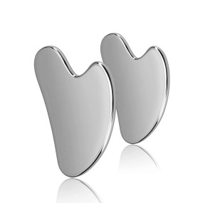 Stainless Steel Gua Sha Supplier - Upgrade Gua Sha Tool for Face Massage Scraper Metallic Luster