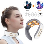 Neck Massage Factory - 2024 New 4D Electric Smart EMS Heating Vibration Pulse