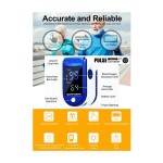 Pulse Oximeter Supplier - Wholesale Cheap Fingertip Pulse Oximeter Blood Oxygen Monitor Navy Blue