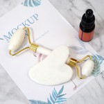 Jade Roller Manufacturer - 100% Natural Multi-function Jade Roller Facial Massage Electric Gua Sha