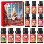 Christmas Oil Set Supplier - OEM/ODM Custom 12-Piece Christmas Essential Oil Set Perfume Oil Kit