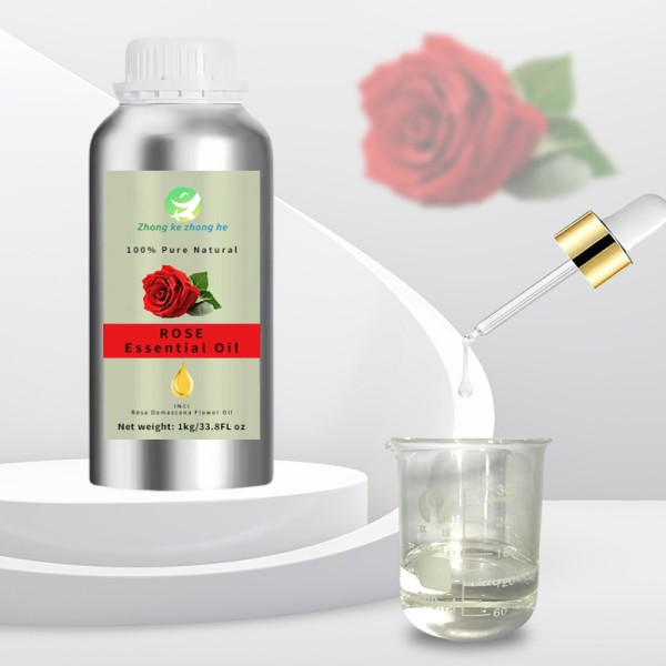 Rose Oil Manufacturer - Hot Sale 1kg Canister Natural Rose Pure Essential Oil Sweet Fresh Odor