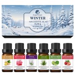 Winter Oil Set Manufacturer - 6-Piece Winter Essential Oil Perfume Set for Home Comfort Aroma