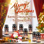 Christmas Gift Set Factory - Custom 24-Bottle Christmas Essential Oil Kit 10ml Amber Bottle Gift