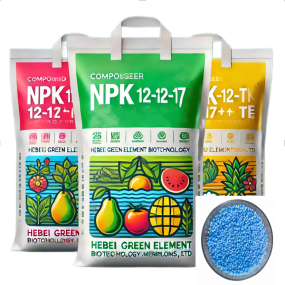 NPK 12-12-17 Compound Fertilizer 12-12-17+6S+1Zn in Stock