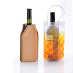 Wine Bottle Cooler Factory - Best Selling Custom Reusable Nylon Gel Wine Bottle Cooler